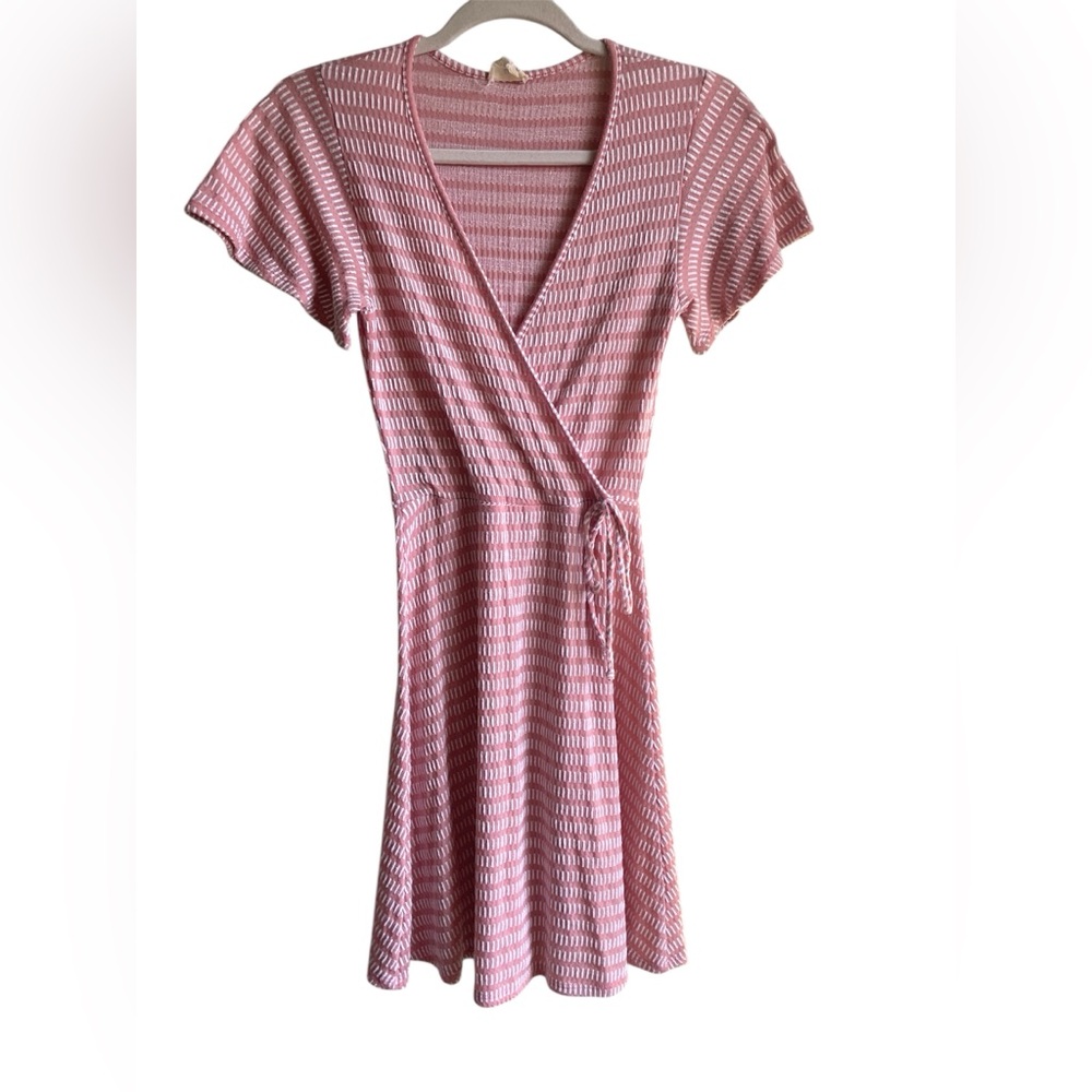 Pink Wrap Sundress
